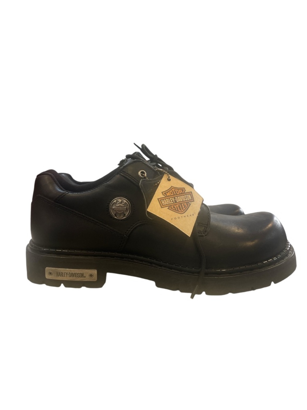 NWOT Harley Davidson Shoes Black Leather Size